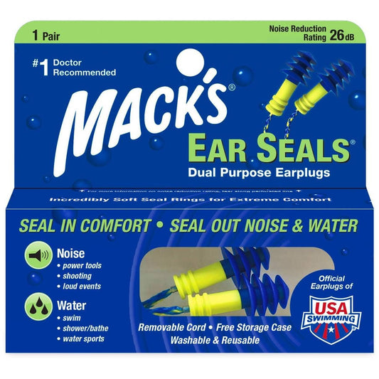 Mack's  Ear Seals® Dual Purpose Ear Plugs - Basham's Factory & Surf Shop